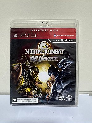 Mortal Kombat Vs DC Universe GH PS3 Midia Fisica (Usado)