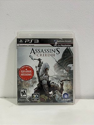 Assassins Creed 3 PS3 Midia Fisica (Usado)