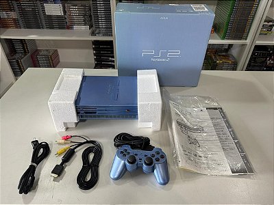 Console PlayStation 2 FAT Ediçâo Aqua Japonês