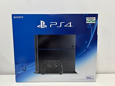 Console Sony Playstation 4 CUH-1214A - PS4 Fat Novo Lacrado