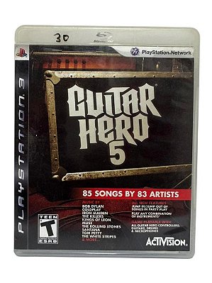 Guitar Hero 5 PS3 Mídia Física (Usado)