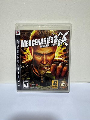 Mercenaries 2 World In Flames PS3 Mídia Física (Usado)