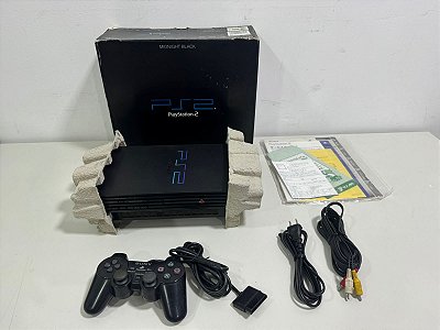 Console 2 FAT Ediçâo Midnight Black Japonês SCPH-50000 - PS2 Fat