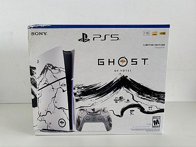 Console Playstation Slim Ghost Of Yotei Black Edition Novo Lacrado - PS5 SLIM
