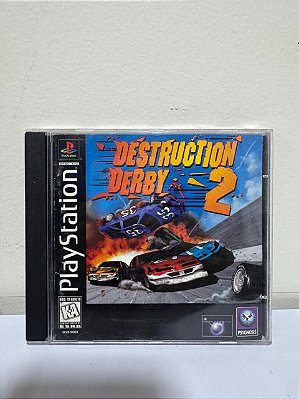 Destruction Derby 2 PS1 Original Americano (Usado com Detalhes)
