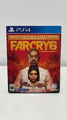 FarCry 6 Gold Edition Steelboook PS4 Mídia Física (Usado)