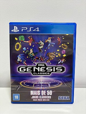 Sega Genesis Classics PS4 Mídia Física (Usado)