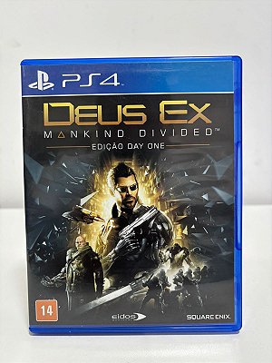 Deus Ex Manking Divided Day One Edition PS4 Mídia Física (Usado)
