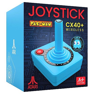 Controle Joystick Atari CX40+ Ghost Edition INKY (Blue) - Controle Atari