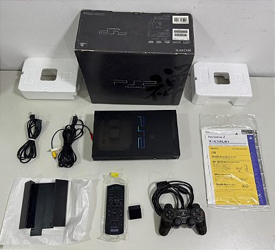 Console Playstation 2 Fat Zen Black Japonês SCPH-37000 - PS2 FAT