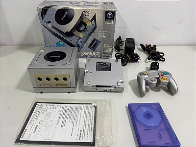 Console Nintendo GameCube Platinum + Game Boy Player