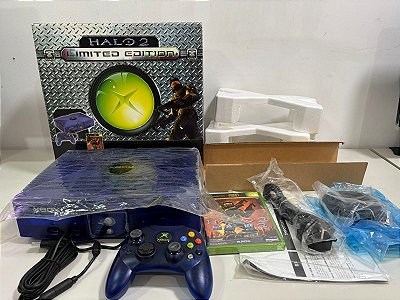 Console Xbox Classic Halo 2 Edition Blue - Xbox Clássico
