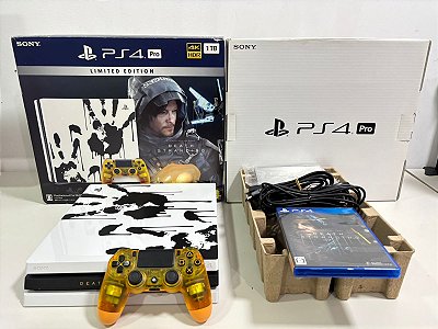 Console Playstation 4 Pro Edição Death Stranding - Ps4 Pro