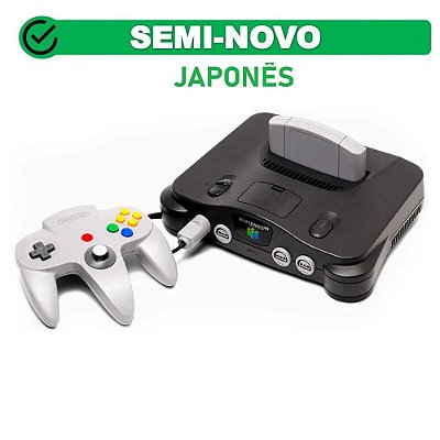 Console Nintendo 64 Preto Japonês - Nintendo 64 Loose
