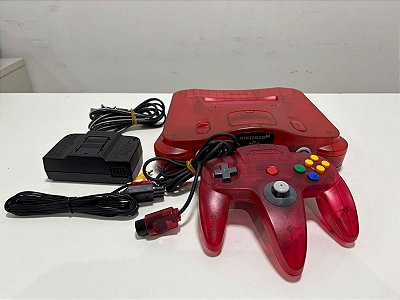 Console Nintendo 64 Série Multi Sabores Cereja - Nintendo 64 Cereja Loose