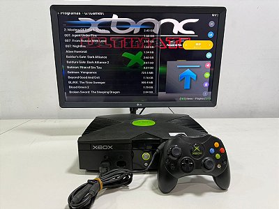 Console Microsoft Xbox Clássico HD 1TB Lotado de Jogos com Leitor