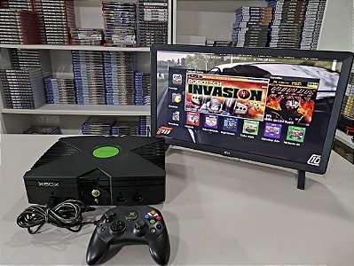 Console Microsoft Xbox Clássico HD 2TB Lotado de Jogos Com Leitor