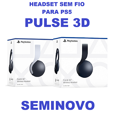 Headset Sem Fio Pulse 3d Para PS4 e PS5 - Pulse 3D (Usado)
