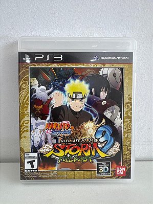 Naruto Shippuden Ultimate Ninja Storm 3 Full Burst PS3 Mídia Física (Usado)