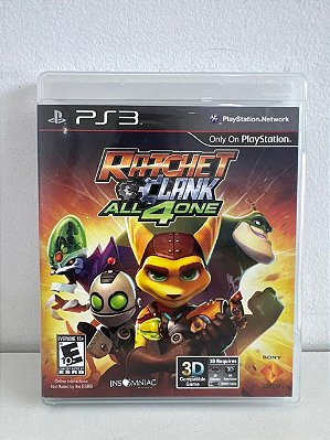 Ratchet e Clank All 4 One PS3 Mídia Física (Usado)
