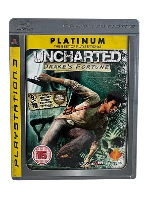 Uncharted Drake's Fortune Platinum PS3 Mídia Física (Usado)