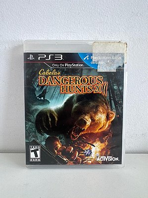 Cabelas Dangerous Hunts 2011 PS3 Mídia Física (Usado)