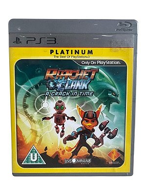 Ratchet & Clank a Crack In Time Platinum PS3 Mídia Física (Usado)