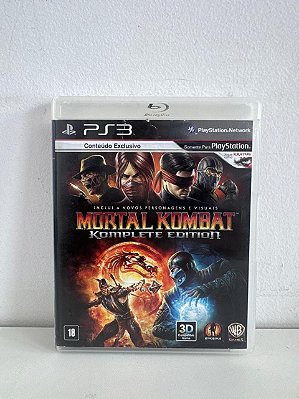 Mortal Kombat Komplete Edition PS3 Mídia Física (Usado)
