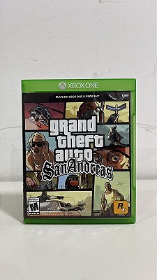 Grand Theft Auto GTA San Andreas Xbox One e Xbox 360 Mídia Física (Usado)