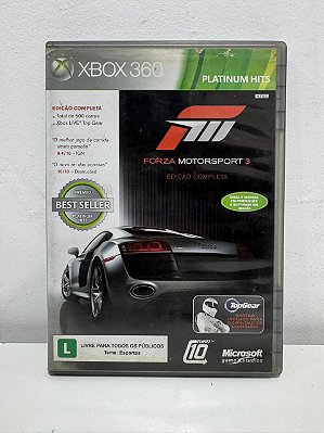 Forza Motorsport 3 Ediçâo Completa Xbox 360 Mídia Física (Usado)