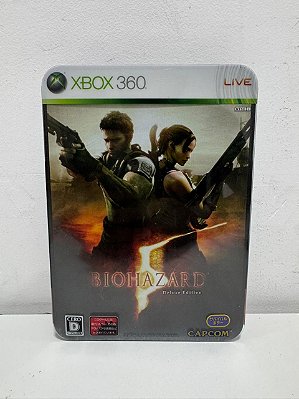 Biohazard Deluxe Edition SteelBook  Xbox 360 Mídia Física (Usado)
