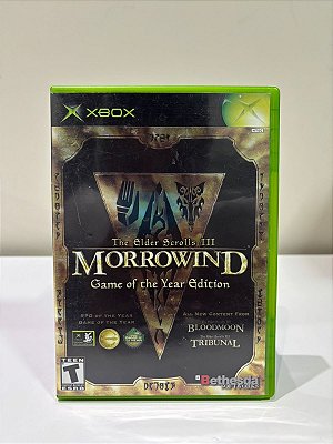 The Elder Scrolls 3 Morrowind Game Of The Year Edition Xbox Classic Americano Original (Usado)