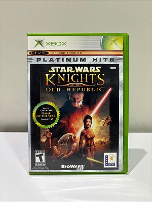 Star Wars Knights Of The Old Republic Platinum Hits Xbox Classic Americano Original (Usado)