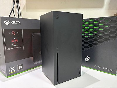 Console Xbox Séries X 1tb Bundle Diablo IV - Series X Seminovo Cor: Preto