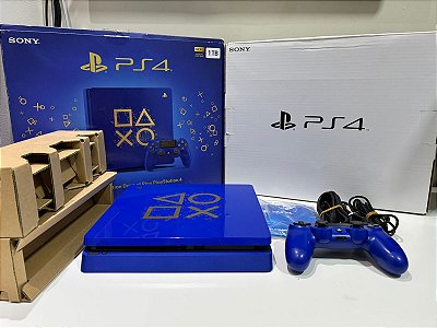 Console Playstation 4 Slim Edição Days OF Play Azul - PS4 Slim 1TB