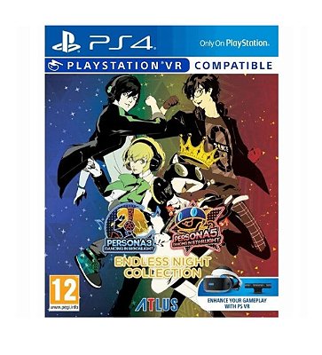 Persona 3 Dancing In Moonlight Persona 5 Dancing In Starlight Endless Night Collection PS4 Mídia Física Lacrado