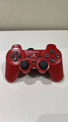 Controle Playstation 2 DualShock 2 Cinnabar Red - DualShock 2 (Usado)