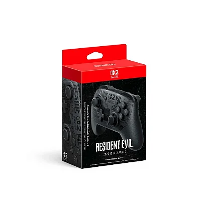 Pro Controller Nintendo Switch 2 Edição Resident Evil Requiem - Pro Controller Switch