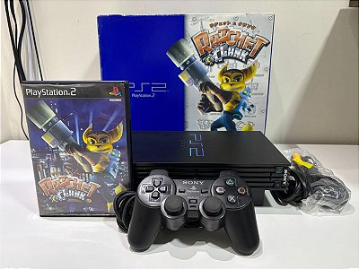 Console Playstation 2 Fat Bundle Ratchet E Clank Japonês - PS2 Fat