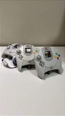 Controle Sega Dreamcast Branco - Controle Dreamcast (Usado)