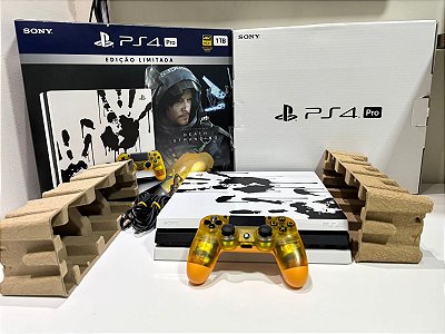 Console Playstation 4 Pro Edição Death Stranding - Ps4 Pro