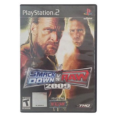 Smackdown VS Raw 2009 PS2 Original Americano (Usado)