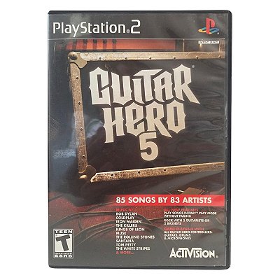 Guitar Hero 5 PS2 Original Americano (Usado)