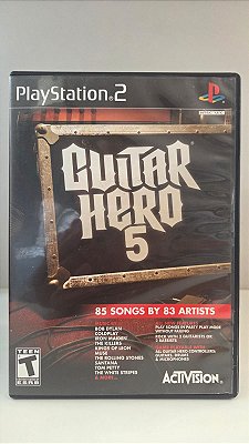 Guitar Hero 5 PS2 Original Americano (Usado)