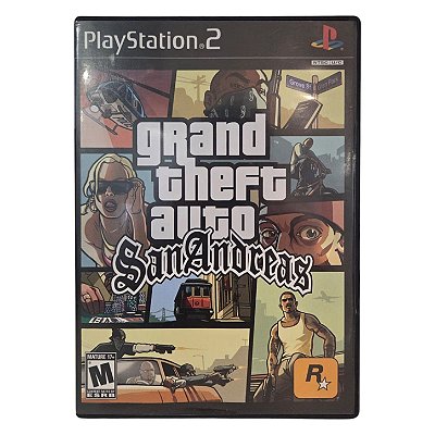 Grand Theft Auto - GTA San Andreas PS2 Original Americano (Usado)