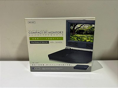 Monitor LCD Para PS2 Slim - Hori HP2-207 - Tela LCD PS2 Japones NTSC/J