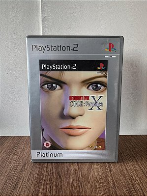 Resident Evil Code Veronica X Platinum PS2 Original Europeu (Usado)