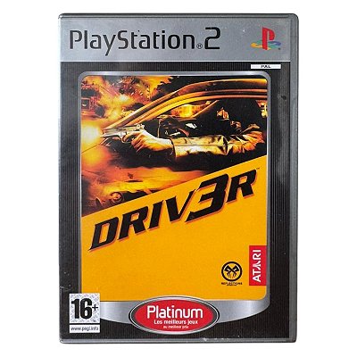 Driver 3 Platinum PS2 Original Europeu (Usado)