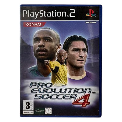 Pro Evolution Soccer 4 PS2 Original Europeu (Usado)