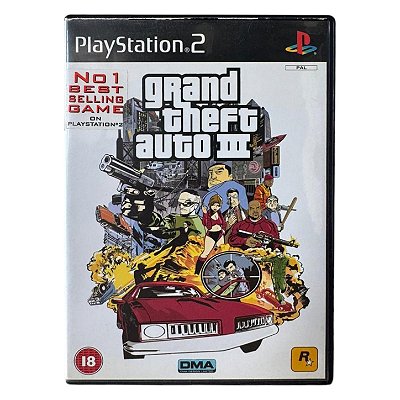 Grand Theft Auto - GTA 3 PS2 Original Europeu (Usado)
